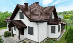 Jaka elewacja do brązowego dachu - idealne kolory i harmonijne zestawienia