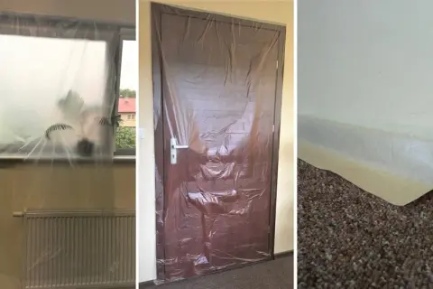 Jak oklejać okna przed malowaniem, aby uniknąć nieestetycznych plam?