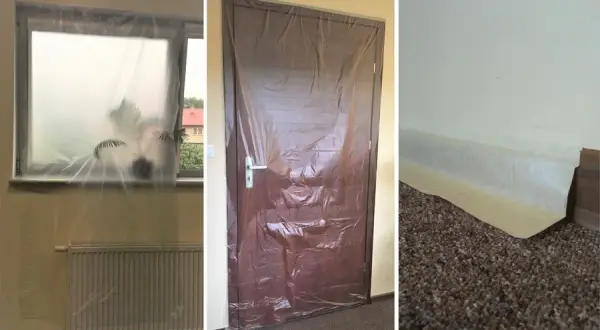 Jak oklejać okna przed malowaniem, aby uniknąć nieestetycznych plam?
